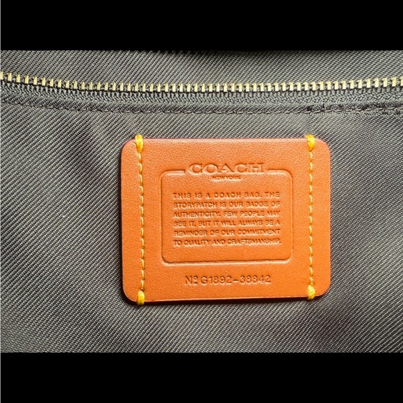 Coach Color Block Pebbled Leather Dreamer Tote Dreamer 36 Metallic - Picture 11 of 15